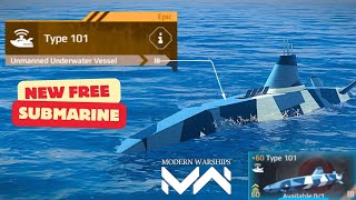 Type 101  New Unmanned Underwater Submarine Review  Modern Warships [upl. by Laurianne]