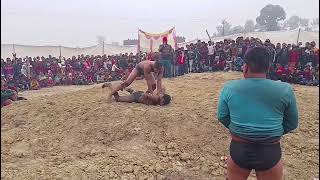 basant thapa ka chela junaid pahalwan maha mukabala kala chita pahalwan wrestling dangal dangal [upl. by Fiester]