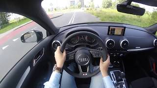 2017 Audi A3 10 TFSI STronic City  Highway driving [upl. by Johannessen143]