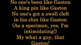 Gaston lyrics [upl. by Gove83]