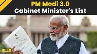 PM Modi Cabinet 30 Full List Of Cabinet Ministers In Narendra Modi Government 2024 [upl. by Sabir]