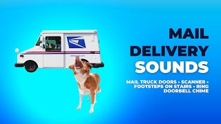 Mail Truck and Scanner Sounds for Dog Desensitization and Training [upl. by Lipscomb]