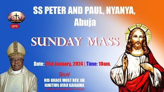 SUNDAY HOLY MASS  SS PETER AND PAUL CATHOLIC CHURCH NYANYA ABUJA [upl. by Irep]