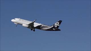 Air New Zealand flight ANZ6206 leaves Invercargill New Zealand [upl. by Huskey964]