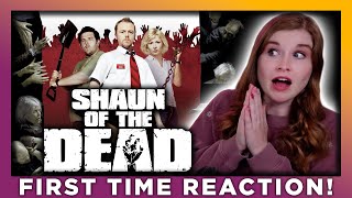 SHAUN OF THE DEAD 2004  MOVIE REACTION  FIRST TIME WATCHING [upl. by Sucam]