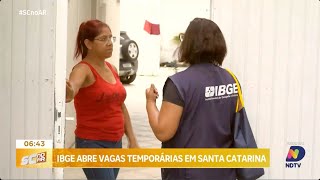 IBGE abre vagas temporárias em Santa Catarina [upl. by Ethelind]