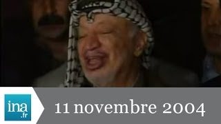 20h France 2 du 11 Novembre 2004  Mort de Yasser Arafat  Archive INA [upl. by Pepin]