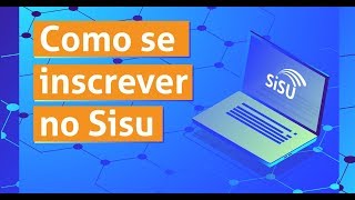 COMO FAZER A INSCRIÇÃO NO SISU PASSO A PASSO [upl. by Soni862]