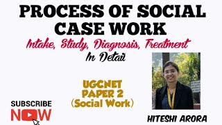 PROCESS OF SOCIAL CASE WORK UGCNET PAPER 2 NETJRF [upl. by Cornela976]