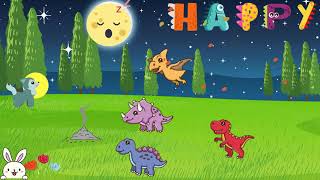 The Dino Alphabet Adventure Spelling HAPPY [upl. by Eemia]