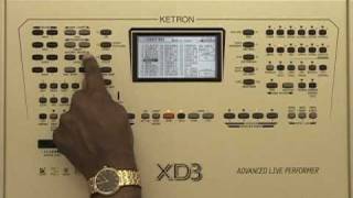 KETRON XD3 Arranger Workstation Tutorial [upl. by Ellenohs130]