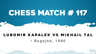 Lubomir Kapalek vs Mikhail Tal • Bugojno 1980 [upl. by Hamo]