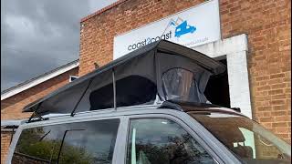 New LWB REIMO Electric Pop Top Transporter Roof  Coast 2 Coast Campers [upl. by Joannes173]