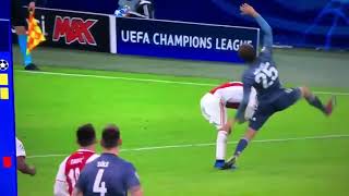 Thomas Muller red card against Ajax 33 121218 [upl. by Mich]