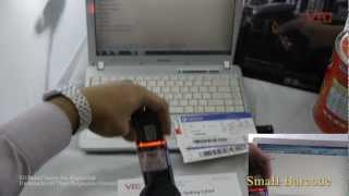 VICHK  CipherLab 1500 CCD Speedy Barcode Scanner [upl. by Ruomyes]