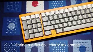 Daring Run Flip6P  Carbon Fiber plate  Cherry MX Orange [upl. by Kavanaugh]