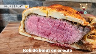 Recette facile Rôti de bœuf en croûte [upl. by Nolana]