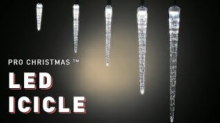 LED Steady Icicle Drop  Pro Christmas Christmas light [upl. by Emyle]