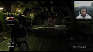 THIS IS A HORROR GAME KILLER CROC BOSS FIGHT Batman Arkham Asylum Part 7 [upl. by Noxin973]