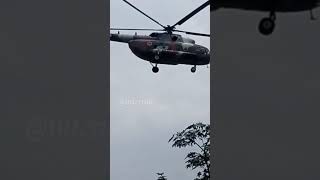 Helicopter take off from baluwatar Kathmandutnt7186 [upl. by Massab]