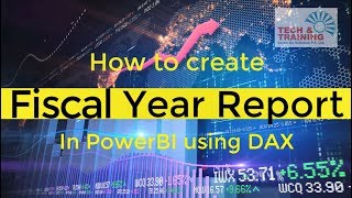 Fiscal year report in Power BI and Excel [upl. by Anaiek]