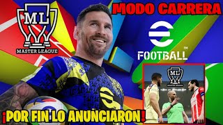 ¡Ya Viene el Modo Carrera de eFootball 2025 Liga Master [upl. by Nnaitak]