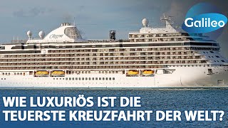 Urlaub für 180000 USDollar Wie luxuriös ist die teuerste Kreuzfahrt der Welt [upl. by Ahsilad825]