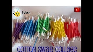 DIY home Decorating Idea  Cotton buds Reuse  Best out of Waste  Recycling Idea  Cotton Swab Use [upl. by Terrej120]