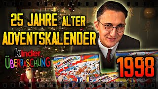 Ich öffne einen ÜEi Adventskalender von 1998  Kinder Überraschung [upl. by Nnaassilem]