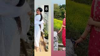 Top 15 kurta sets of shivangi joshi💕💕 which is bestshivangijoshi naira kaira shivin shorts [upl. by Pouncey]