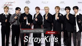 AAA2023 StrayKids Red Carpet 스트레이키즈 레드카펫 [upl. by Thistle]