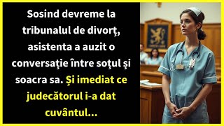 Sosind devreme la tribunalul de divorț asistenta a auzit o conversație între soțul și soacra sa [upl. by Armand]