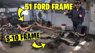 Installing S10 Front Clip on FORD Shoebox [upl. by Meletius]