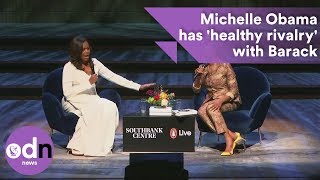 Michelle Obama I have a healthy rivalry with Barack [upl. by Aved]