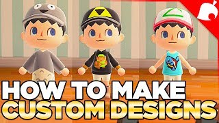 How to Make Custom Designs amp Pixel Art in Animal Crossing new Horizons [upl. by Bunny]