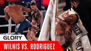 He couldnt handle the lowkicks GLORY 63 Jason Wilnis v Jacob Rodriguez [upl. by Pedaias]