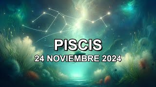 Horóscopo de hoy ♓︎ PISCIS  24 Noviembre 2024 piscishoroscopo [upl. by Verla980]