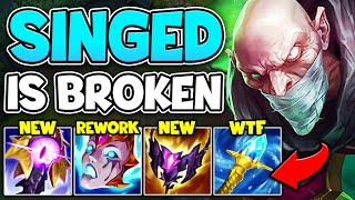 SINGED IS THE 1 HIGHEST WIN RATE CHAMP OF SEASON 14 AND I SHOW YOU WHY [upl. by Clayson]