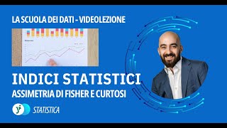 Come si calcolano gli INDICI DI FORMA di una variabile statistica ASIMMETRIA DI FISHER e CURTOSI [upl. by Amadus419]