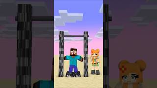 Help Herobrine Pull Up helpherobrine aphmau minecraft trendingshortssh shgamer shorts [upl. by Karen]