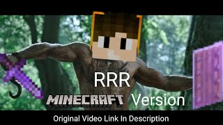 RRR Movie Komaram Bheem Teaser In Minecraft Version In Telugu [upl. by Ilbert]