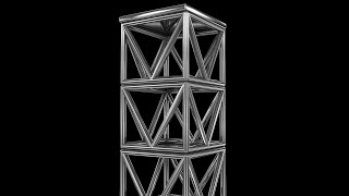 Cinema 4D Tutorial  Create a Metal Structures Using Atom Array [upl. by Nosemaj]