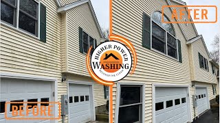 House amp Vinyl Fence Soft Wash  Higher Power Washing [upl. by Ydnas]