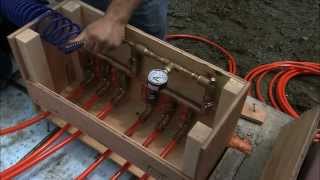 Radiant heating in a concrete slab Let us show you how easy it can be to install radiant heat [upl. by Uaeb593]