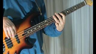 Mike Oldfield  Moonlight Shadow  Bass Cover [upl. by Elaine]