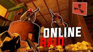 Rust  ONE VS THREE ONLINE RAID Rust Solo Survival PART 22 [upl. by Ayotel116]