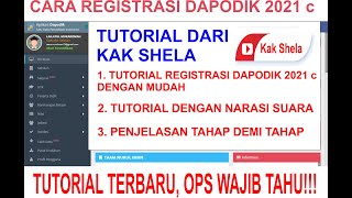 SOLUTIF Panduan Registrasi Dapodik 2021c dengan Mudah dan SUKSES TERBARU [upl. by Ramu705]