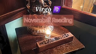 Virgo ♍️  November Monthly Tarot This Marriage is revisiting a Karmic lesson Take action [upl. by Narag]