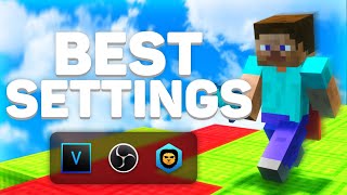 The BEST Settings Release Bedwars OBS Badlion Client [upl. by Ynes]