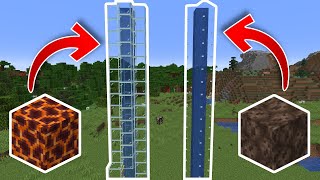 Easy Bubble Column Water Elevator in Minecraft  Tutorial [upl. by Aitra]